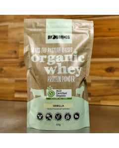 Proganics Organic Whey Protein Powder Vanilla 450g