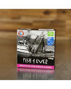 Fish 4 Ever Wild Pacific Pink Salmon in Brine 160g