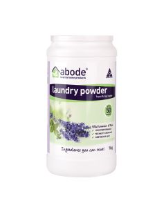 Abode Laundry Powder (Front & Top) Wild Lavender and Mint
