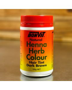 BonVit Natural Henna Herb Colour - Dark Brown