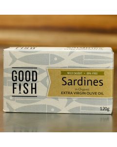 Good Fish Sardines in Organic Extra Virgin Olive Oil