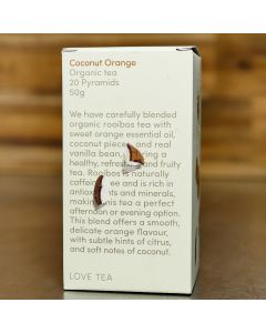 Love Tea Coconut Orange Organic Herbal Tea