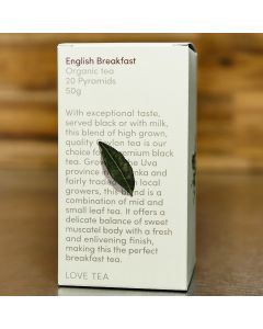 Love Tea English Breakfast Organic Traditional Tea