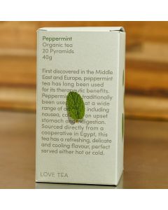 Love Tea Peppermint Organic Herbal Tea