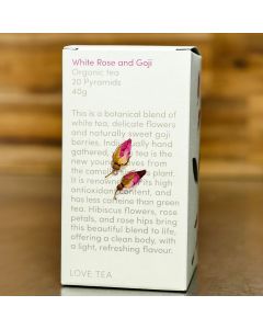 Love Tea White Rose & Goji Organic Herbal Tea