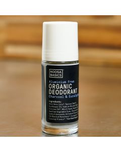 Noosa Basics Organic Roll On Deodorant Charcoal & Eucalyptus