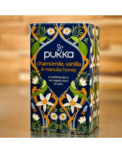 Pukka Chamomile, Vanilla & Manuka Honey Organic Tea Sachets
