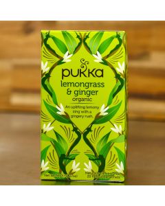 Pukka Lemongrass & Ginger Organic Tea Sachets