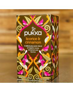 Pukka Licorice & Cinnamon Organic Tea Sachets