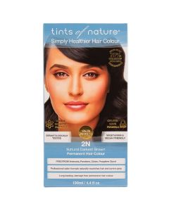 Tints of Nature Permanent Hair Colour - Natural Darkest Brown 2N