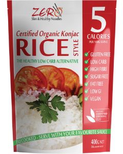 Zero Certified Organic Konjac Rice Style