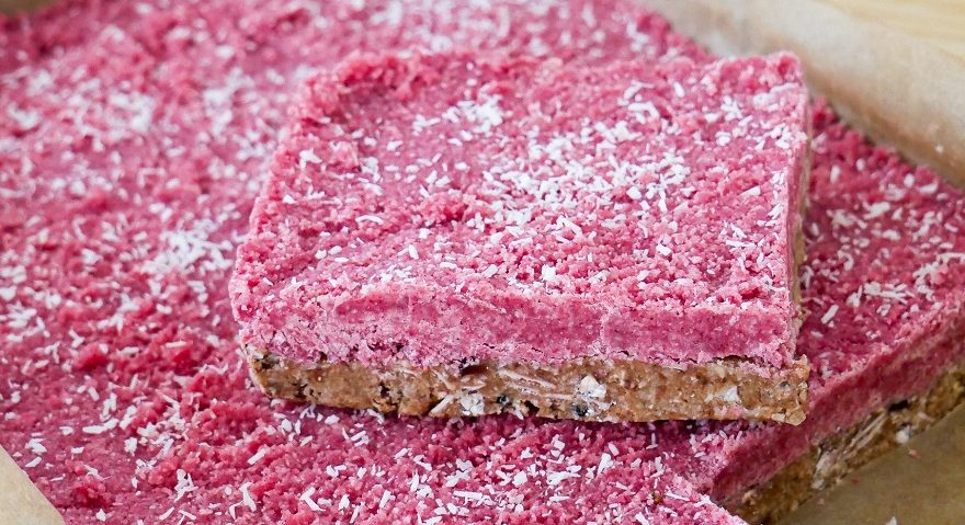 Ginger Beetroot Buckini Slice