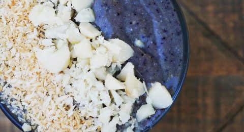 Maca BLueberry smoothie