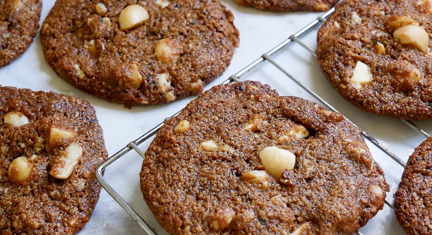 Oat Choc Maca Cookies