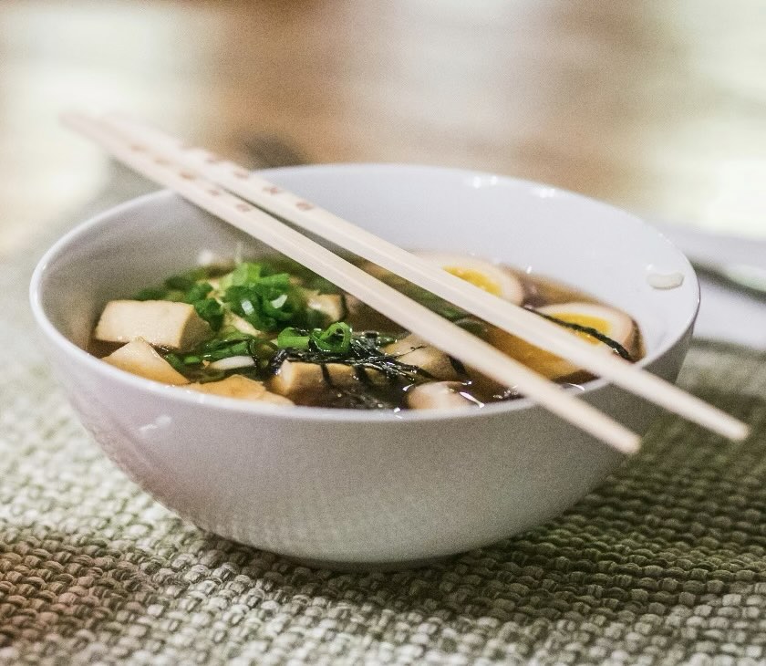 Warming Miso and Tofu Soup